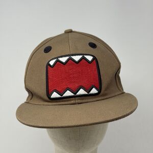 Domo Kun Brown Snapback Hat Adjustable Anime NHK TV Tokyo Cap Kawaii Adult